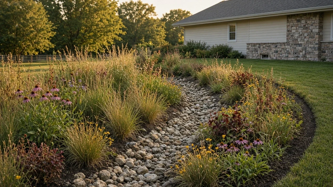Why Does My Yard Flood When It Rains? in Cedar Falls, Iowa