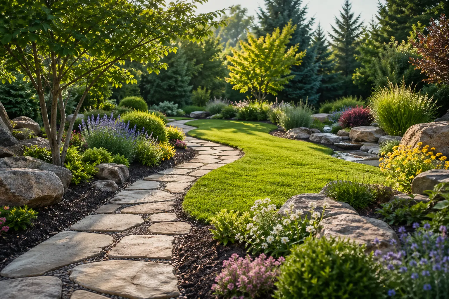 Cedar Falls landscaping design tips curb appeal front yard